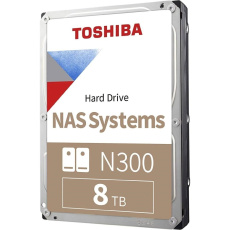 TOSHIBA HDD N300 NAS 8TB, SATA III, 512MB cache, BULK