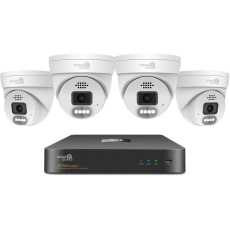 iGET HOMEGUARD HGNVK84804 - kamerový PoE set 2K NVR 8CH + 4x venkovní kamera se zvukem