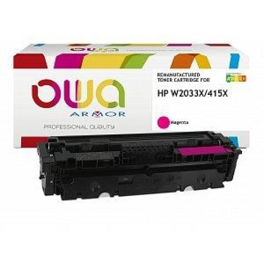 OWA Armor toner pro HP CLJ Pro MFP M450 magenta, level man., 6.000 str., komp.s W2033X