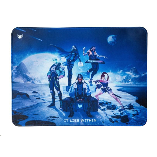 ACER Predator Gaming Mousepad M, podložka pod myš, spodní gumová protiskluzová vrstva, horní vrstva polyester s potiskem