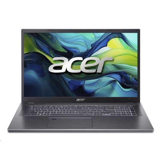 ACER NTB Aspire 17 (A17-51M-50KT),Core 5 120U,17.3"FHD,16GB,512GB SSD,Intel Graphics,Linux,Gray