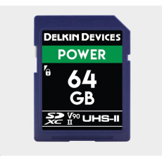 Delkin SD Power 2000X UHS-II U3 (V90) R300/W250 64GB