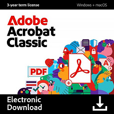 Acrobat Pro 2024 (Classic) for teams MP ML (+CZ) Government Term License (Set up as 12 month) 1 User, Level 1, 1-9