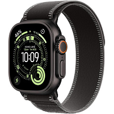 Apple Watch Ultra 3 GPS + Cellular 49mm Black Titanium Case with Black/Charcoal Trail Loop - S/M Apple Watch Ultra 3 GPS + Cellular 49mm Black Titanium Case with Black/Charcoal Trail Loop - S/M