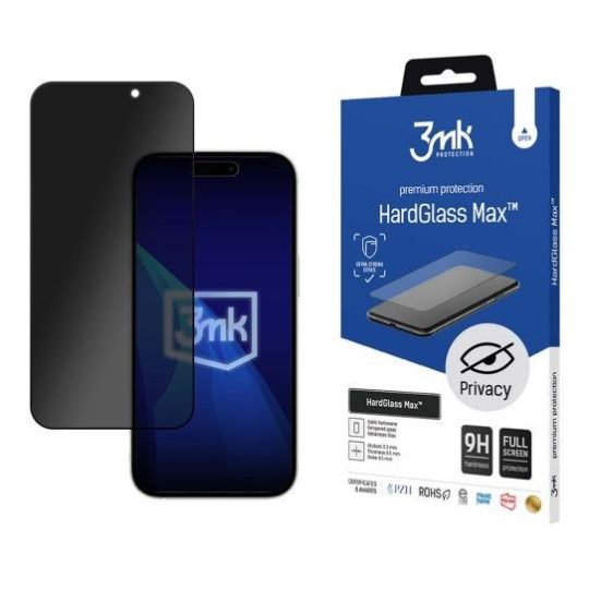 3mk HardGlass Max Privacy Black pro Apple iPhone 16 Pro Max
