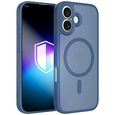 3mk ochranný kryt Misty MagCase Blue pro Apple iPhone 16