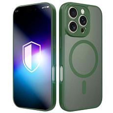 3mk ochranný kryt Misty MagCase Green pro Apple iPhone 16 Pro Max