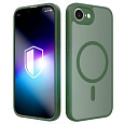 3mk ochranný kryt Misty MagCase Green pro Apple iPhone 16E/ iPhone 17E