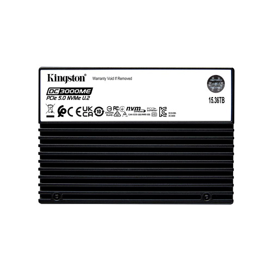 Kingston 30,72TB SSD Data Centre DC3000ME (Mixed Use) Enterprise U.2 PCIe 5.0 NVMe Enterprise SSD Kingston 30,72TB SSD Data Centre DC3000ME (Mixed Use) Enterprise U.2 PCIe 5.0 NVMe Enterprise SSD