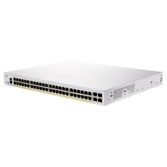 BAZAR - Cisco switch CBS350-48P-4G-EU (48xGbE,4xSFP,48xPoE+,370W) - REFRESH - Rozbaleno (Komplet)