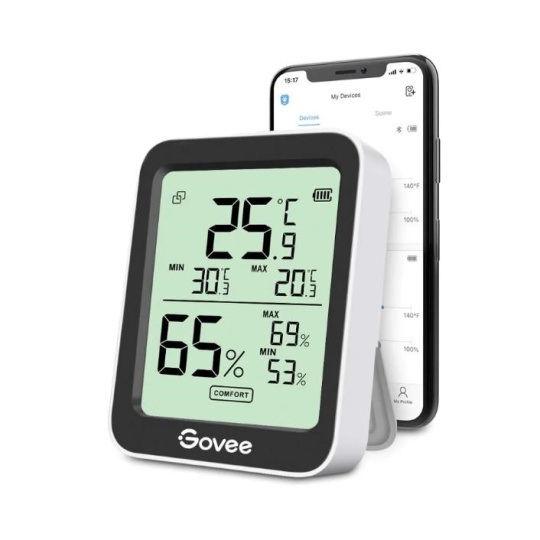 Govee Teploměr a vlhkoměr s displejem, Bluetooth Govee Teploměr a vlhkoměr s displejem, Bluetooth