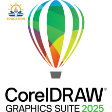 CorelDRAW Graphics Suite 2025 Education Perpetual License (incl. 1 Yr CorelSure Maintenance)(5-50)