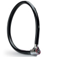 Master Lock Ocelové kombinační lanko na kolo  8631_55cm, černé
