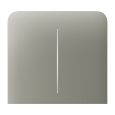 Ajax  SideButton (2-gang) vertical - Boční dvou tlačítko, vertikální instalace, olivová