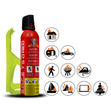 Safe SET Hasicí sprej  750 RED + držák  75F