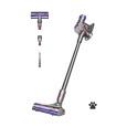 BAZAR - Dyson V8 Advanced silver/nickel tyčový vysavač - Poškozený obal (Komplet)