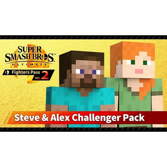 Super Smash Bros. Ultimate: Steve & Alex Challenger Pack (Switch) DIGITAL Super Smash Bros. Ultimate: Steve & Alex Challenger Pack (Switch) DIGITAL