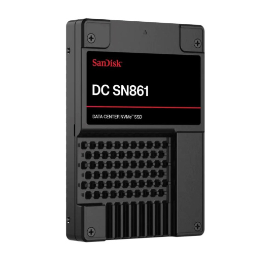 SanDisk Enterprise SSD 7.68TB DC SN861, PCIe Gen5, (R:13700, W:7500MB/s), RI-1DW/D BICS6 TCG Opal