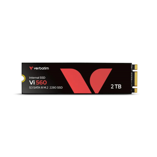 VERBATIM SSD Vi560 S3 M.2 2TB SATA III, W 550/ R 500MB/s VERBATIM SSD Vi560 S3 M.2 2TB SATA III, W 550/ R 500MB/s