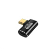 WG - Adaptér úhlový konektor 90 stupňů Type-C (male) to USB-C (female)
