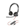 Poly Blackwire 3325 MS Teams náhlavní souprava, 3.5 mm jack, USB-A, stereo