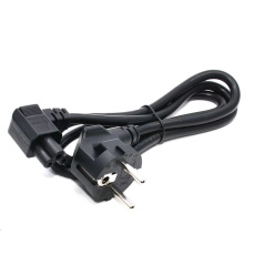C-TECH kabel síťový VDE 220/230V napájecí notebook 3 pin Schuko, lomený, 1,8m C-TECH kabel síťový VDE 220/230V napájecí notebook 3 pin Schuko, lomený, 1,8m