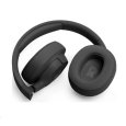 JBL Tune 720BT Black bezdrátová sluchátka přes uši, Bluetooth 5.3, až 76 hodin a rychlé dobití, černá