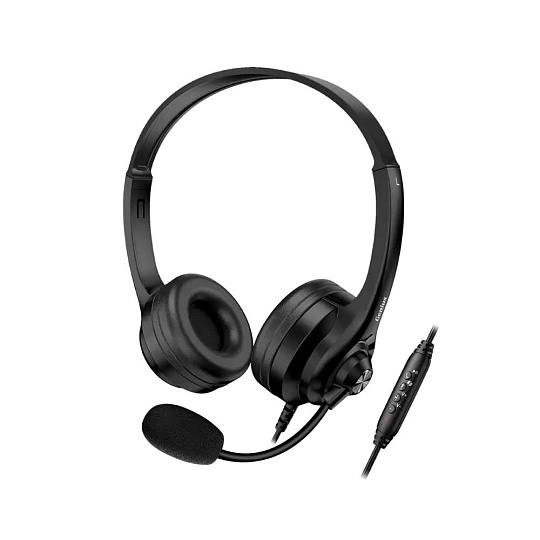 GENIUS headset HS-235U/ USB-C/ USB/ Copilot/ délka kabelu 2,4 m GENIUS headset HS-235U/ USB-C/ USB/ Copilot/ délka kabelu 2,4 m