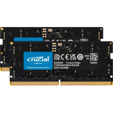 CRUCIAL SODIMM DDR5 32GB (Kit of 2) 4800MHz CL40 CRUCIAL SODIMM DDR5 32GB (Kit of 2) 4800MHz CL40