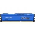 KINGSTON DIMM DDR3 8GB 1600MT/s CL10 FURY Beast Modrá