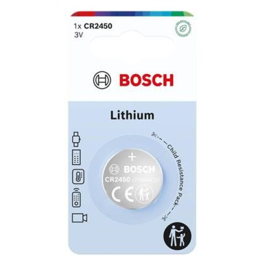 Bosch CR2450B1/00 Lithium (Blistr 1 ks)