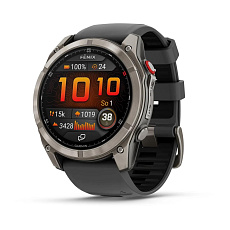 Garmin fenix® 8 Pro – 51 mm, AMOLED Sapphire, Titanium se silikonovým řemínkem Graphite/Black Garmin fenix® 8 Pro – 51 mm, AMOLED Sapphire, Titanium se silikonovým řemínkem Graphite/Black