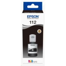 BAZAR - EPSON ink čer 112 EcoTank Pigment Black ink bottle - Poškozený obal (Komplet)