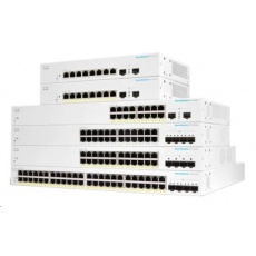 Cisco switch CBS220-48P-4X (48xGbE,4xSFP+,48xPoE+,382W)