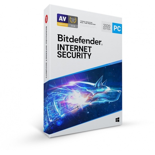 Bitdefender Internet Security - 3PC na 2 roky - elektronická licence do emailu