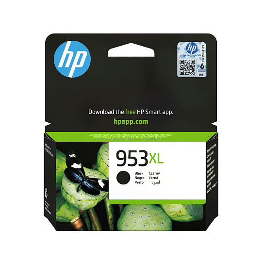 BAZAR - HP 953XL High Yield Black Original Ink Cartridge  (2,000 pages) - Poškozený obal (Komplet)