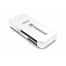 TRANSCEND Card Reader F5, USB 3.0, White TRANSCEND Card Reader F5, USB 3.0, White