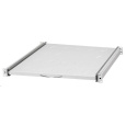 LEXI-Net 19" posuvná police s perforací 1U/550mm, šedá