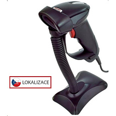 POŠKOZENÝ OBAL - Virtuos laserová čtečka HT-900A, USB (emulace klávesnice/RS232), černá