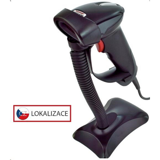 POŠKOZENÝ OBAL - Virtuos laserová čtečka HT-900A, USB (emulace klávesnice/RS232), černá