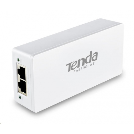 Tenda PoE30G-AT Gigabit Ethernet Power Injector, 30W, 802.3at, 802.3af,48V,PD Autodet.