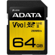 ADATA SDXC karta 64GB UHS-I U3 Class 10, Premier One (R: 290MB / W: 260MB)