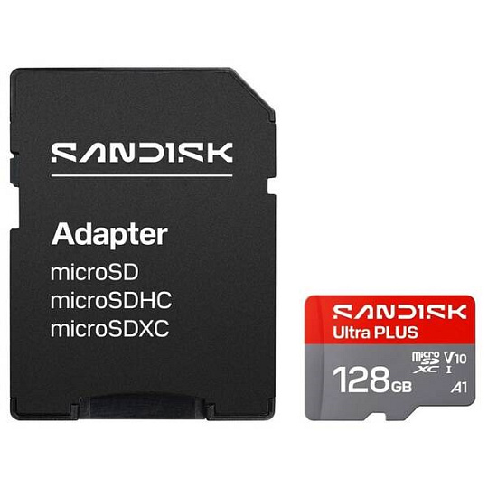 Sandisk Ultra PLUS micro SDXC karta 128GB UHS-I, V10, U1, C10, (200MB/s) Sandisk Ultra PLUS micro SDXC karta 128GB UHS-I, V10, U1, C10, (200MB/s)