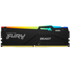 KINGSTON DIMM DDR5 128GB (Kit of 4) 5200MT/s CL40 FURY Beast RGB XMP