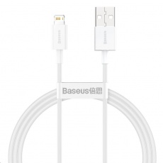 Baseus Superior Series rychlonabíjecí kabel USB/Lightning 2.4A 1m bílá Baseus Superior Series rychlonabíjecí kabel USB/Lightning 2.4A 1m bílá