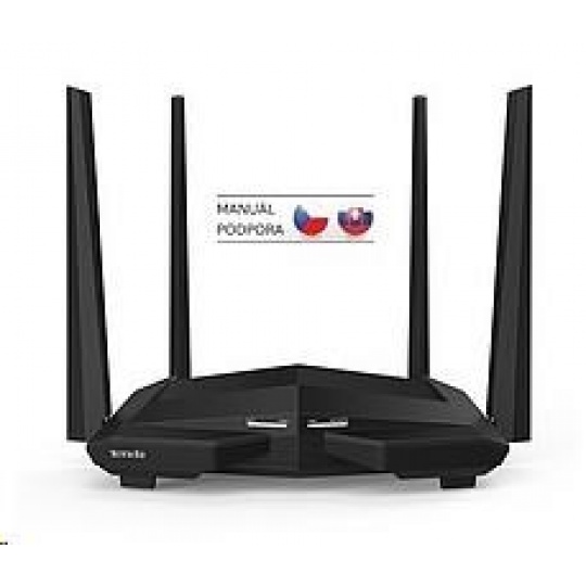 Tenda AC10 Wireless AC1200 Dual Band Router, 1x gigabit WAN, 3x gigabit LAN