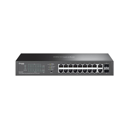 TP-Link OMADA switch ES220GP (18xGbE,2xSFP,16xPoE+,150W) TP-Link OMADA switch ES220GP (18xGbE,2xSFP,16xPoE+,150W)