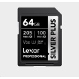 Lexar SDXC Professional SILVER Plus 1066x UHS-I/U3/A2/4K R205/W100 (V30) 64GB