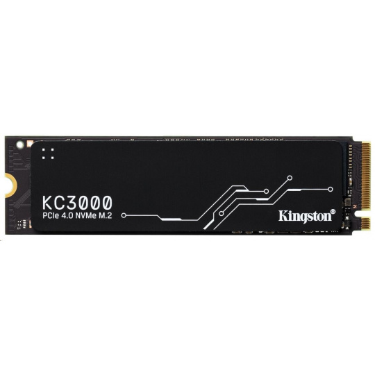 Kingston SSD 512GB KC3000 M.2 2280 NVMe™ PCIe Gen 4 (R 7000MB/s; W 3900MB/s)