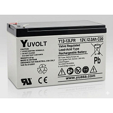 Baterie - YUVOLT Y12-12FR (12V; 12Ah; faston F2-6,3mm; životnost 3-5let) Baterie - YUVOLT Y12-12FR (12V; 12Ah; faston F2-6,3mm; životnost 3-5let)